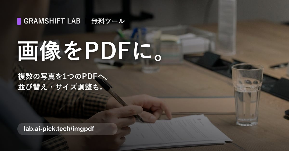 画像をPDFに